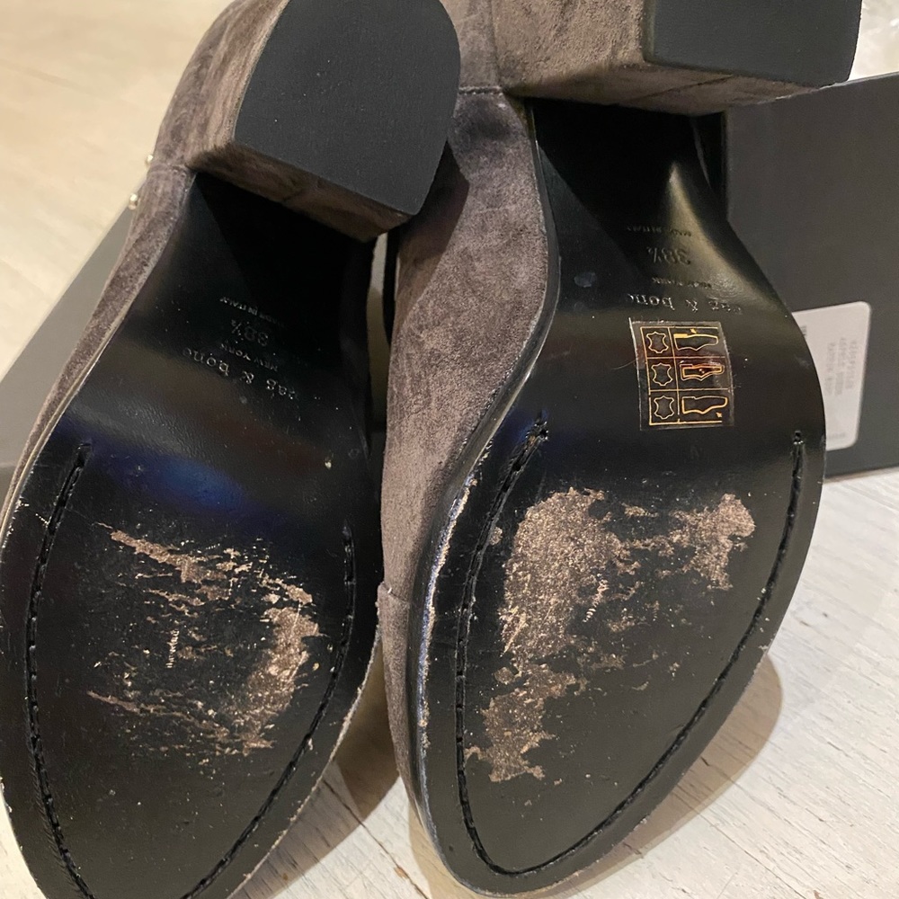 Rag&Bone Harrow Boot In A Asphalt Suede Size 8.5 - image 6